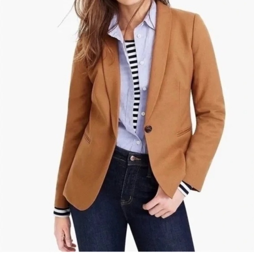 J Crew Parke Women’s Brown Blazer Size 0